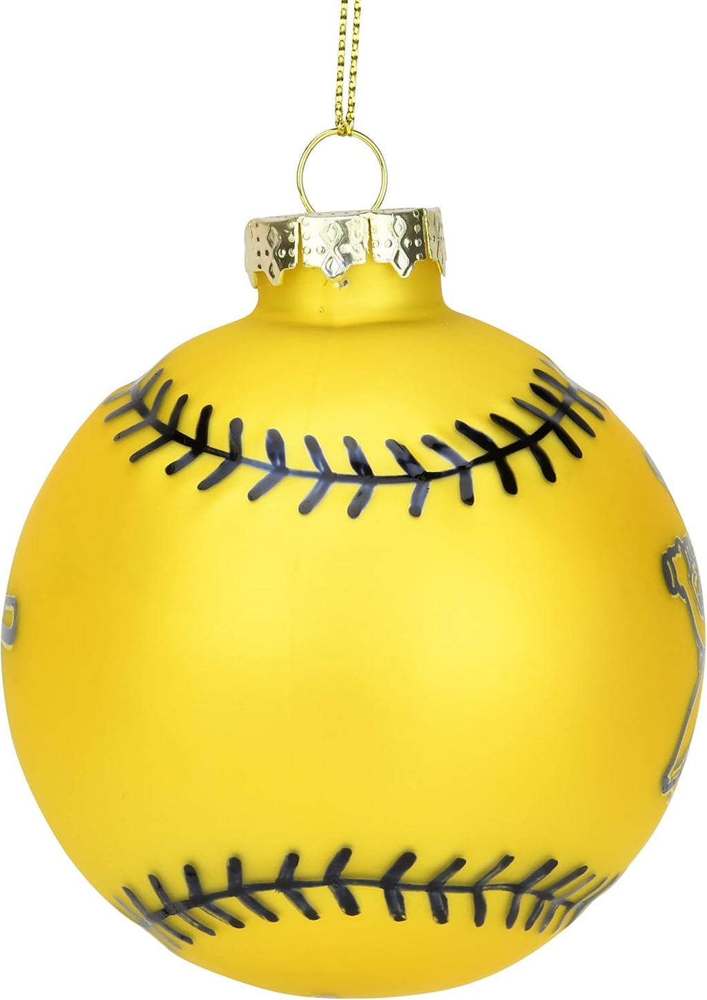 Tree Buddees x Savannah Bananas Yellow Baseball Shaped Glass Official Banana Ball Ornament - Limited Collectors Edition (Banana Ball) Discontinued in 2025