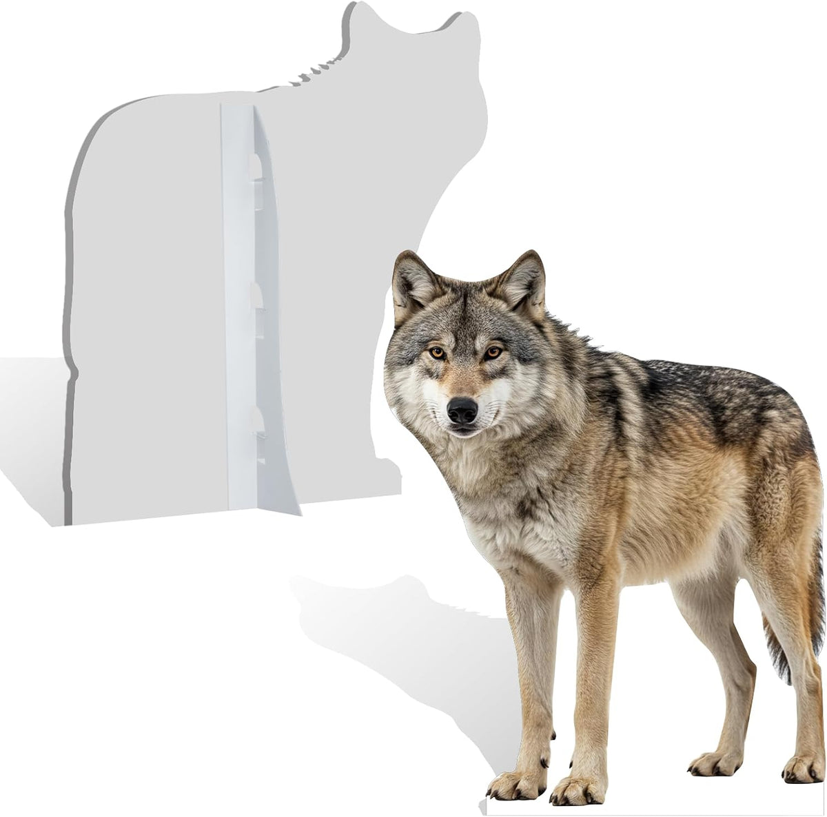 Wolf 6FT Life Size Cardboard Cutout Animal Standup, 1 PC