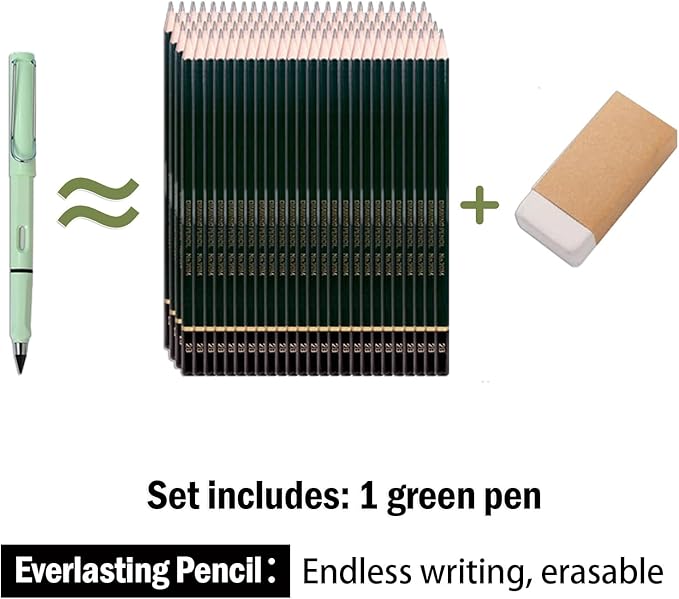 Upgraded Book Embosser Personalized | Custom Book Stamp | Storage Gift Box Set - Include Magnetic Bookmark and Eternal Pencil & 20 pcs Foil Sticker for Hardcover Books, Envelopes, Leather