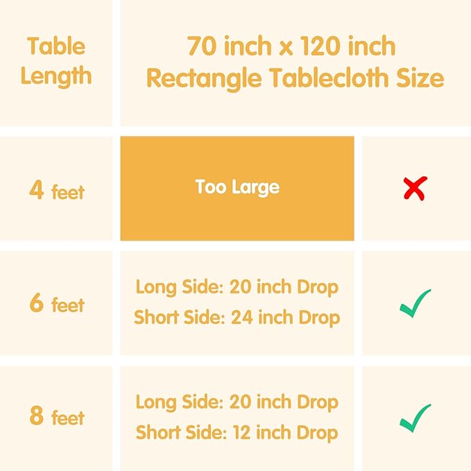 BRILLMAX 8 Pack Light Blue Tablecloths 70 x 120 Inch for 6ft or 8ft Rectangle Tables - Rectangular Bulk Linen Polyester Fabric Washable Cloth Cover for Wedding Reception Banquet Birthday Party