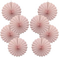 Pink Birthday Decorations,DIY Pink Paper Fans Hanging Decoration ,Party Supplies Party Fans 12in, Pink Christmas,Wedding Graduation Events Accessories 30 Color DIY Set (Baby Pink)
