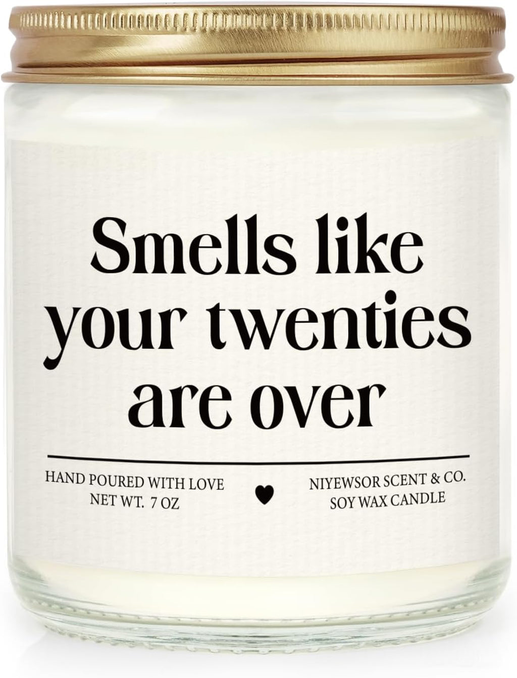Niyewsor 30th Birthday Gifts for Women Men, Thirty Birthday Candle, 1996 30th Birthday Decorations for Her Him, 30 Year Old Bday Gifts for Friend, Sister, Wife, Husband, Handmade, 7oz