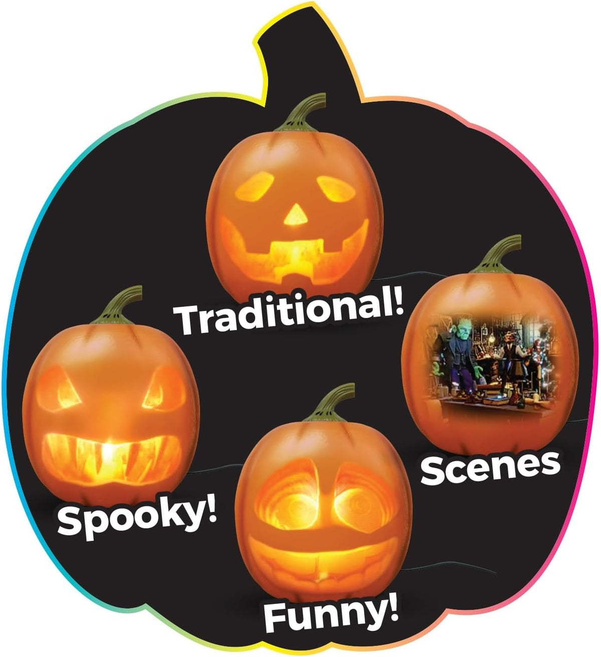 Jabberin' Jack Motion Sensor 12 Inch XL Talking Animated Orange Pumpkin w...