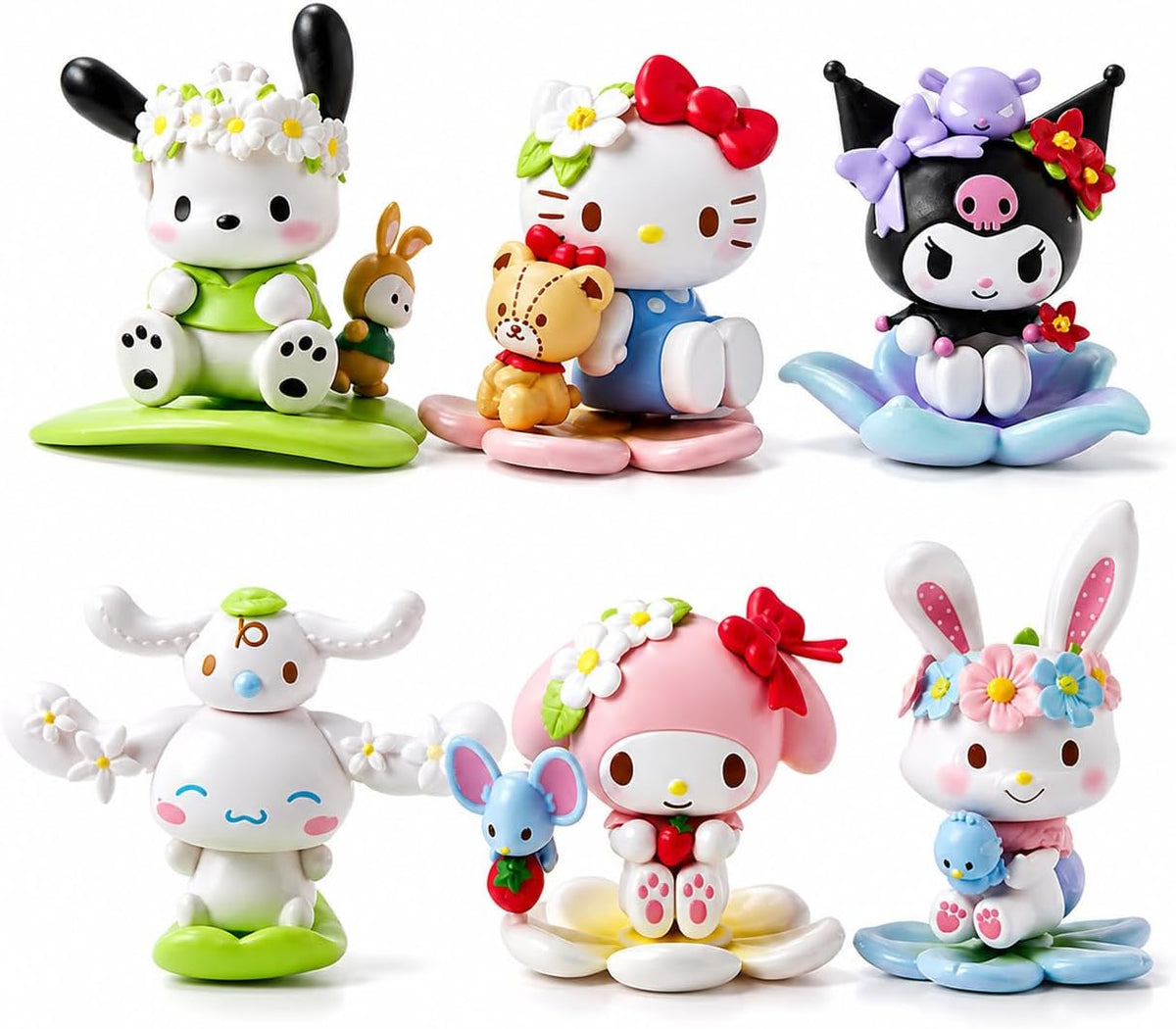 character action figures 6-pack | 3.5-5" pvc collectible, main product view