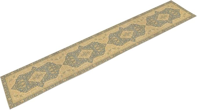 Boho Table Runner,Vintage Geometric Traditional Textured Rustic Farmhouse Bohemia for Home Farmhouse Kitchen Table Dining Coffee Room Garden Party Wedding Decor 13x108in