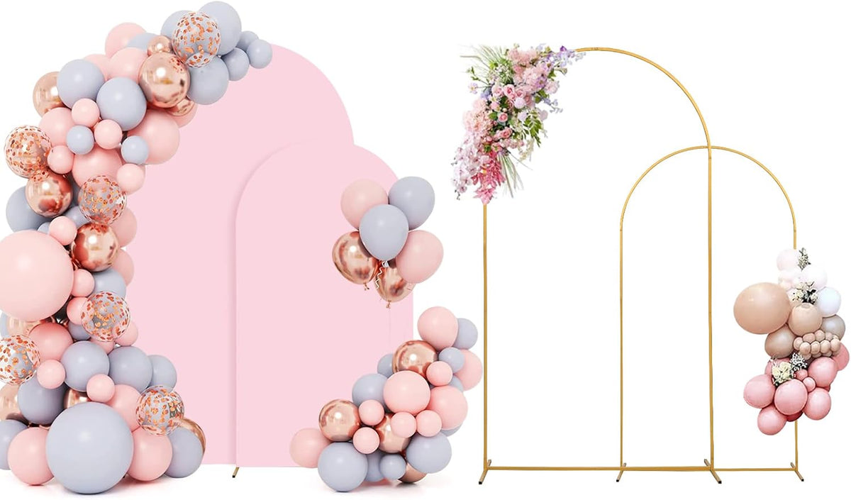 suuwoee wedding arch backdrop stand set of 2, main product view