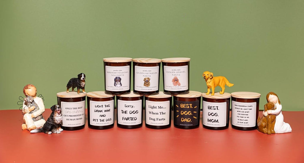 Golden Retriever Gifts, Golden Retriever Candle, Dog Mom Gifts for Women | Lavender & Eucalyptus • 100% Soy Wax • Clean Burn • Up to 50-Hour Burn • Funny Golden Retriever Decor • Gifts for Dog Lovers