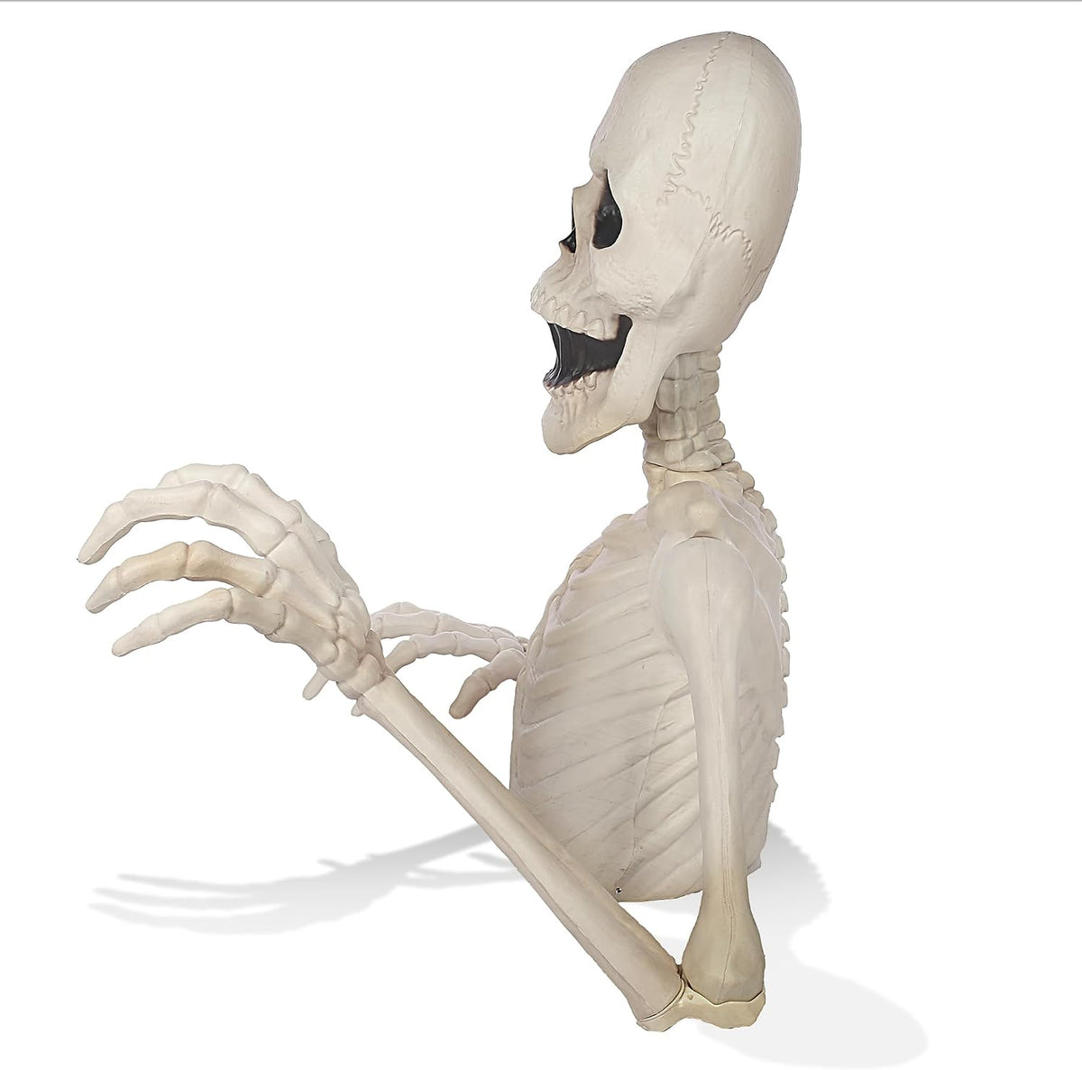 BOO BOX 3 Ft. Halloween Groundbreaker Skeleton, Giant Outdoor Decoration for ...