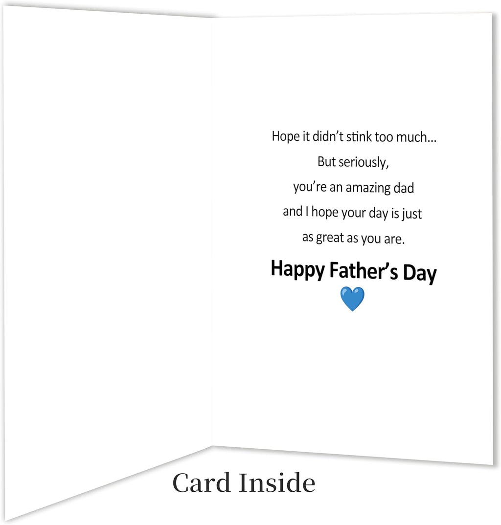 Fathers Day Card, Funny Fathers Day Card Gifts Decorations for Dad from Daughter Son Kids, Happy Father's Day Cards Gifts Ideas, Hilarious Joke Father's Day Cards for Dad