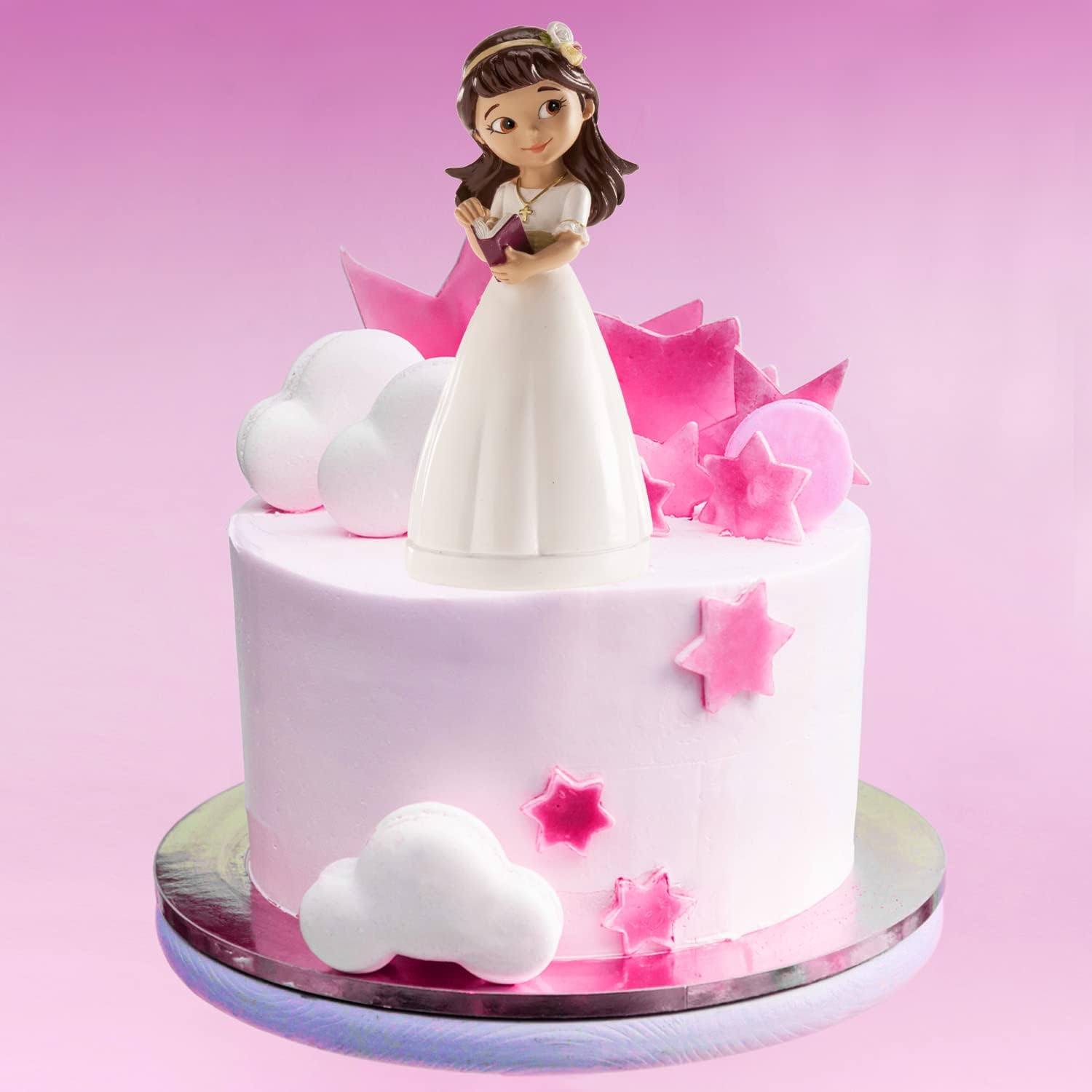 dekora - Decorative Girl Figure for First Communion Cake - 13 cm