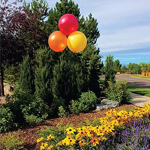BalloonBobber - Weatherproof Reusable Balloon Triple Cluster Pole Kit - Heliu...