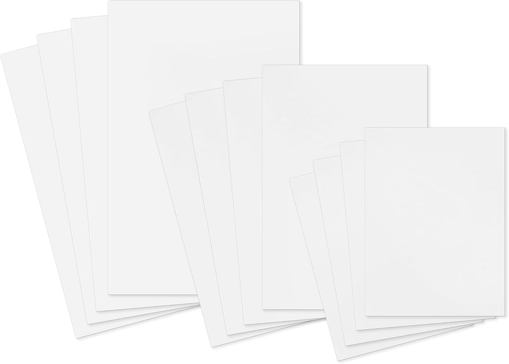 Hallmark White Gift Boxes, Assorted Sizes (12 Boxes with Lids: 4 Small 11", 4 Medium 14", 4 Large 16") for Valentine's Day, Birthdays, Mother's Day, Baby Showers and More