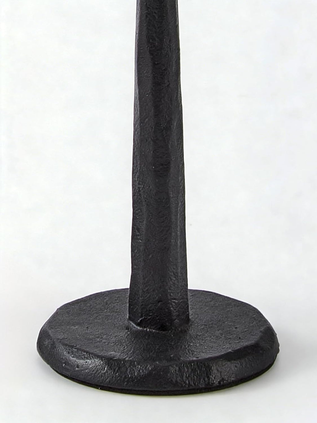 Black Iron Taper Candle Holder Set of 3, Heavy Wrought Iron Candlestick Holders Decorative Candle Stand, Vintage Candle Holder for Wedding, Dining, Home Decoration