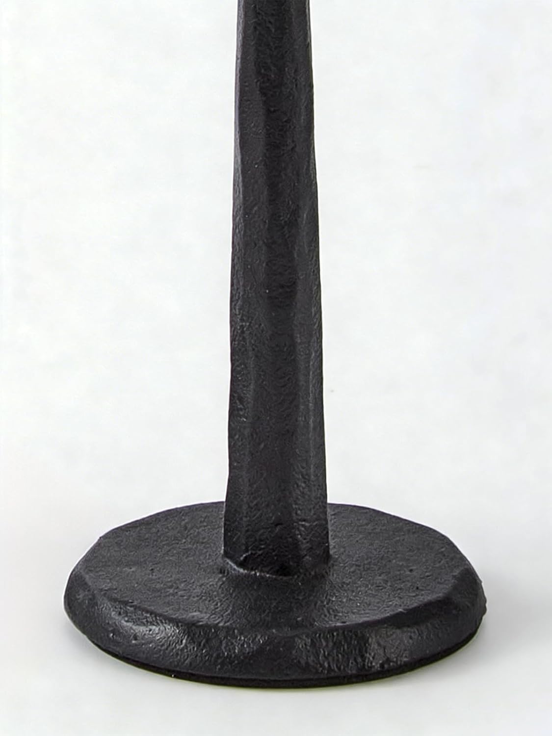 Black Iron Taper Candle Holder Set of 3, Heavy Wrought Iron Candlestick Holders Decorative Candle Stand, Vintage Candle Holder for Wedding, Dining, Home Decoration