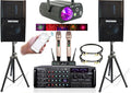 SINGTRONIC Professional 2000 WATTS Complete Karaoke System Package Free: Unlimited YouTube Songs, Built HDMI, Voice Record, Optical/Coax