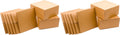 Hallmark 8" Gift Boxes (; Square Kraft) for Valentine's Day, Birthdays, Crafts and More, 5 Count (Pack of 2)