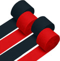 4 Crepe Paper Streamers Rolls, 328ft Pack of Red and Black Crepe Paper for Birthday Wedding Baby Shower Party Decorations (1.8 inch x 82 ft/Roll)