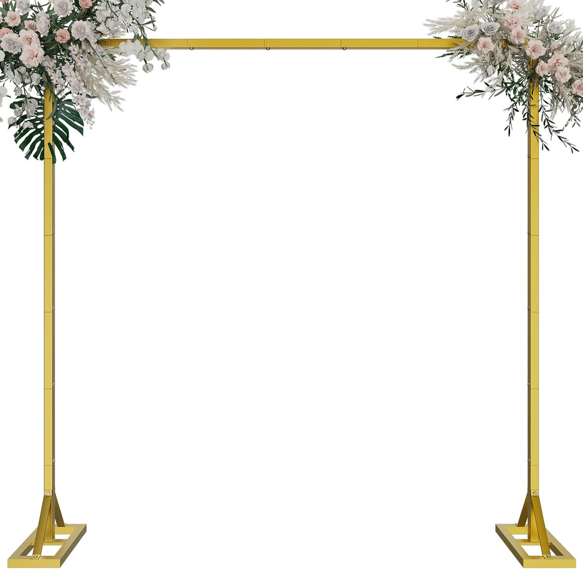 ogemxu 8.2ft backdrop stand, square wedding arch &, main product view
