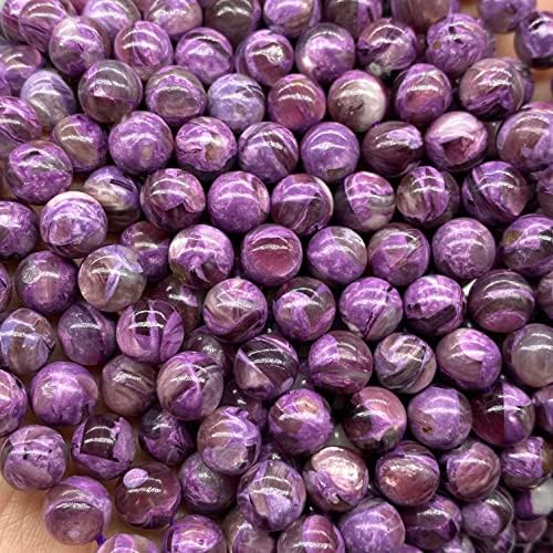 abcgems minas-gerais purple mica muscovite beads brazil, close-up detail
