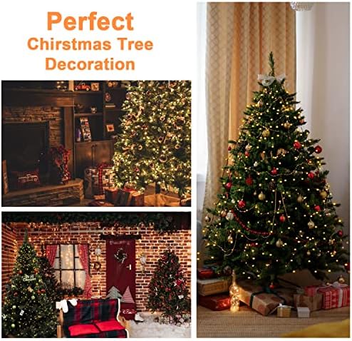 bolweo christmas tree lights, 400led 16 lines christmas shown in use