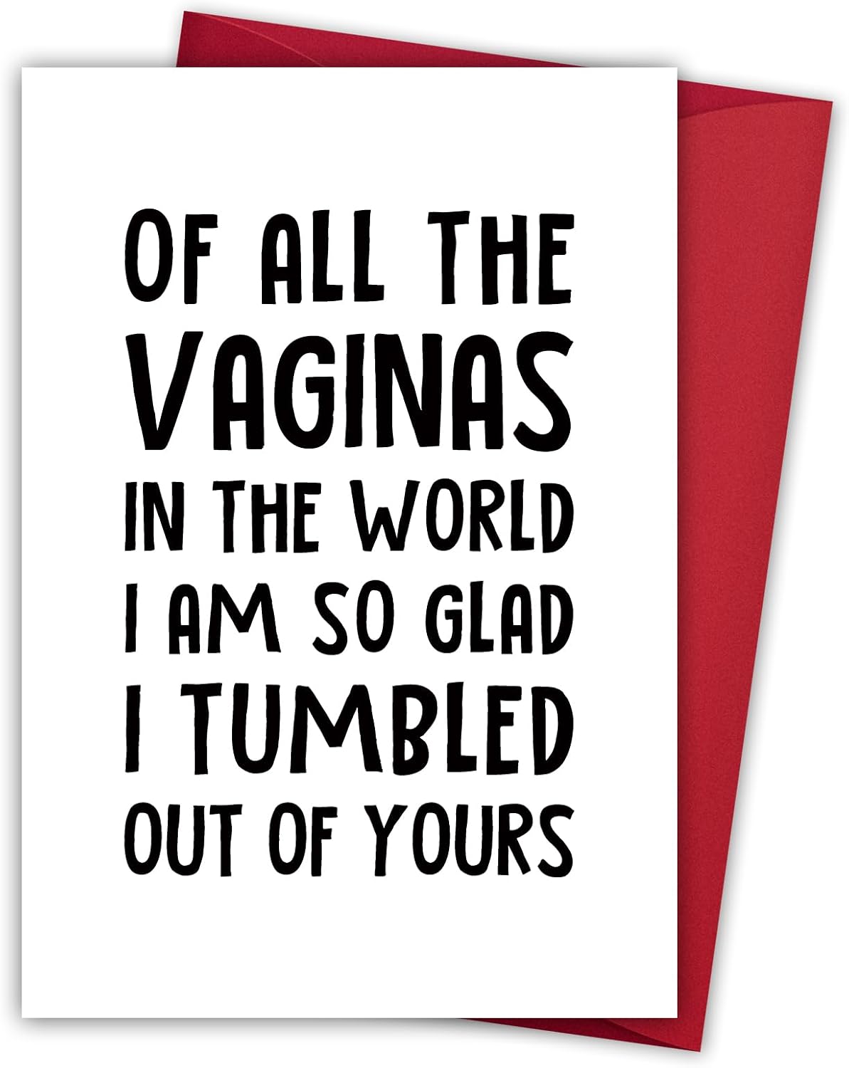 Funny Birthday Card, the Best Mom Gifts from Daughter Son Kids, Unique Gag Gifts for Mom Who Has Everything, Mother Daughter Gift, Moms Birthday Gift Ideas, Thank You for Giving Birth Humor Card