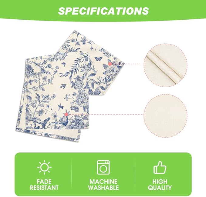 Artoid Mode Monochrome Sketch Birds and Flowers Spring Table Runner, Seasonal Summer Fall Kitchen Dining Table Decoration for Home Party Decor 13x120 Inch
