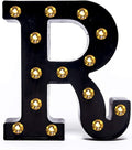 Foaky Black LED Marquee Number Lights Sign Light Up Marquee Number Lights Sign for Night Light Wedding Birthday Party Battery Powered Christmas Lamp Home Bar Decoration
