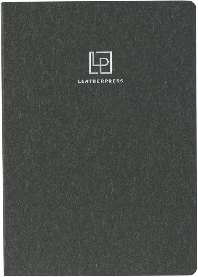 Luxury Leather Refillable Journal/Writing Notebook for Men & Women, Reusable Full-grain Leather Cover, 120gsm Thick Paper, Blank, Dotted, Lined Refills