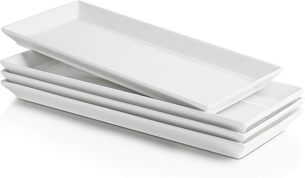 sweese porcelain serving platters 11.7 inch - elegant, main product view