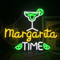 Lucunstar Margarita Time Neon Sign for Wall Decor, Margarita Led Signs, USB Dimmable Neon Lights for Beer Bar Kitchen Restaurant Home Pub Party Man Cave Club Shops Hotel Store Business Gift