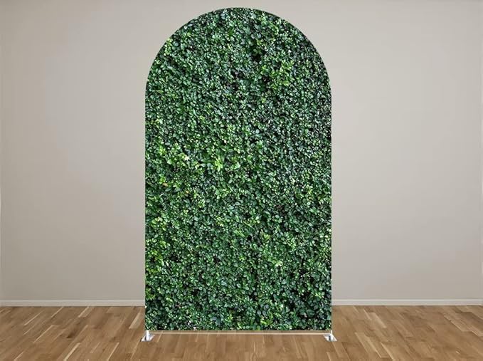 Arch Backdrop Chiara Arch Stand Covers Stretchy Spandex Fabric Leaves Wall Background for Birthday Baby Shower Party Decoration