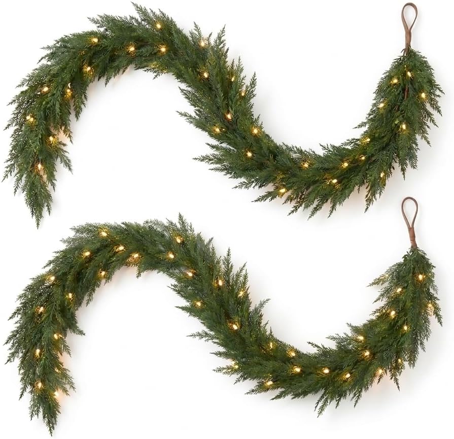 valery madelyn 6ft artificial norfolk pine christmas garland, main product view