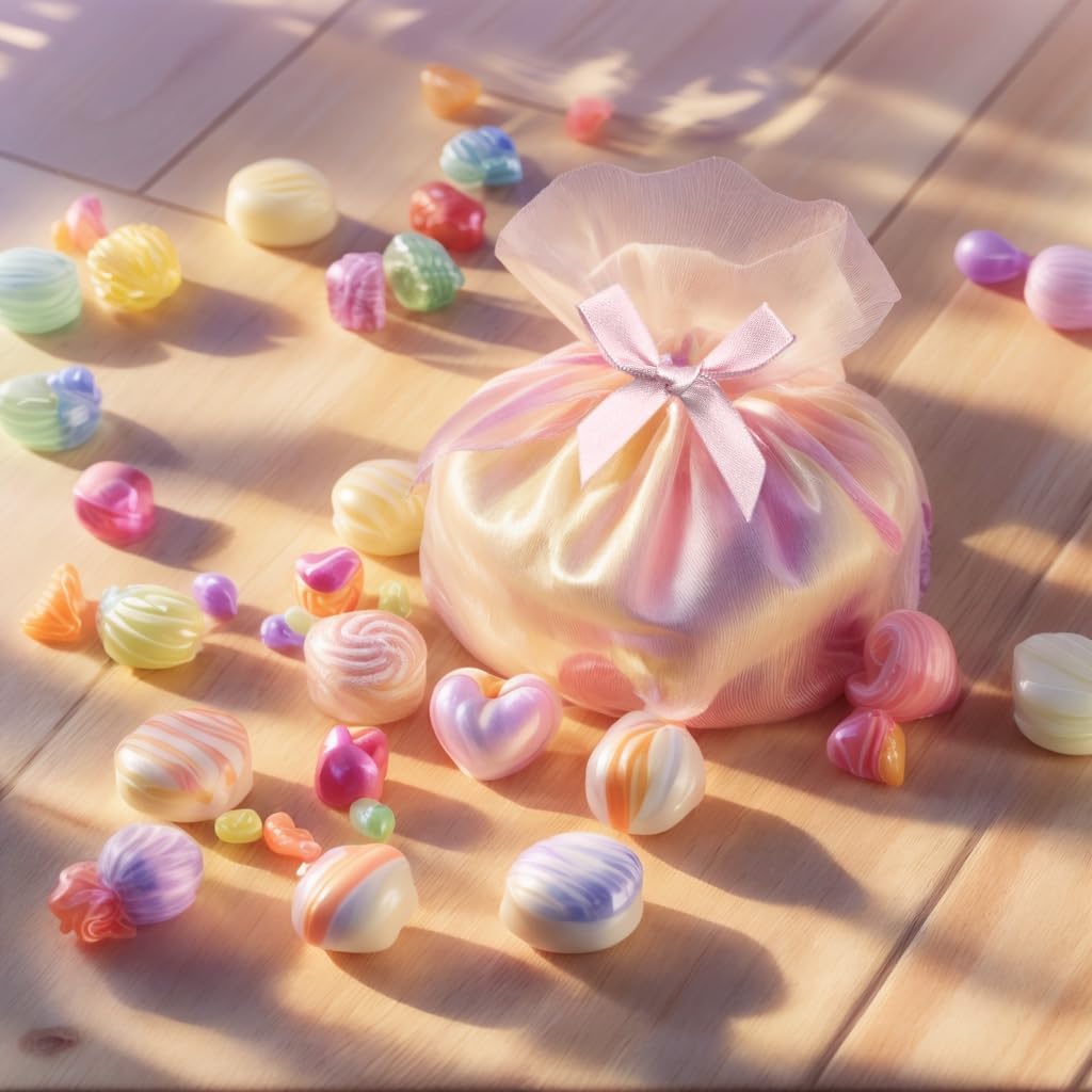 60pcs 1.7" Mini Pink Ribbon Bows Decor – Small DIY Satin Bows for Crafts, Little Bows for Gift Wrapping, Tiny Bow Stickers for Scrapbook Treats Balloon Cake Hairstyle Candle Decorations