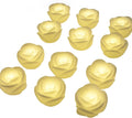 LARDUX ARDUX Pack of 12 LED Floating Candles - Flameless Floating Rose Tea Lights Waterproof Flower Wax Candles Battery-Powered for Wedding Centerpieces Pool Party Decoration