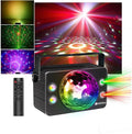 Disco Ball Light Party Lights DJ Disco Lights LED Stage Strobe Light Sound Activated with Remote Control for for Parties Xmas Club Bar Gift Birthday Rave Holiday Christmas Dance Room