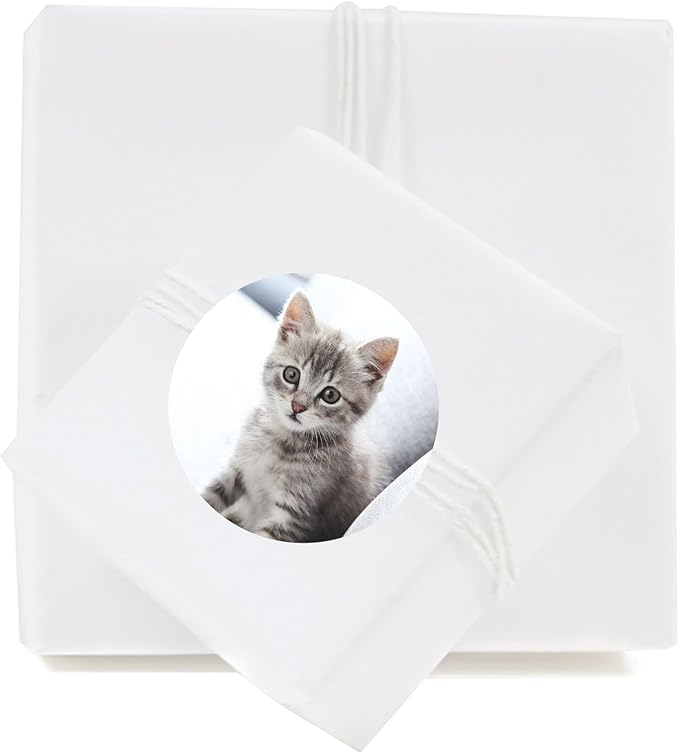 Andaz Press Bulk Photo Personalized Gift and Party Favors Collection, Round Circle Label Stickers, Custom Photo, 40-pack