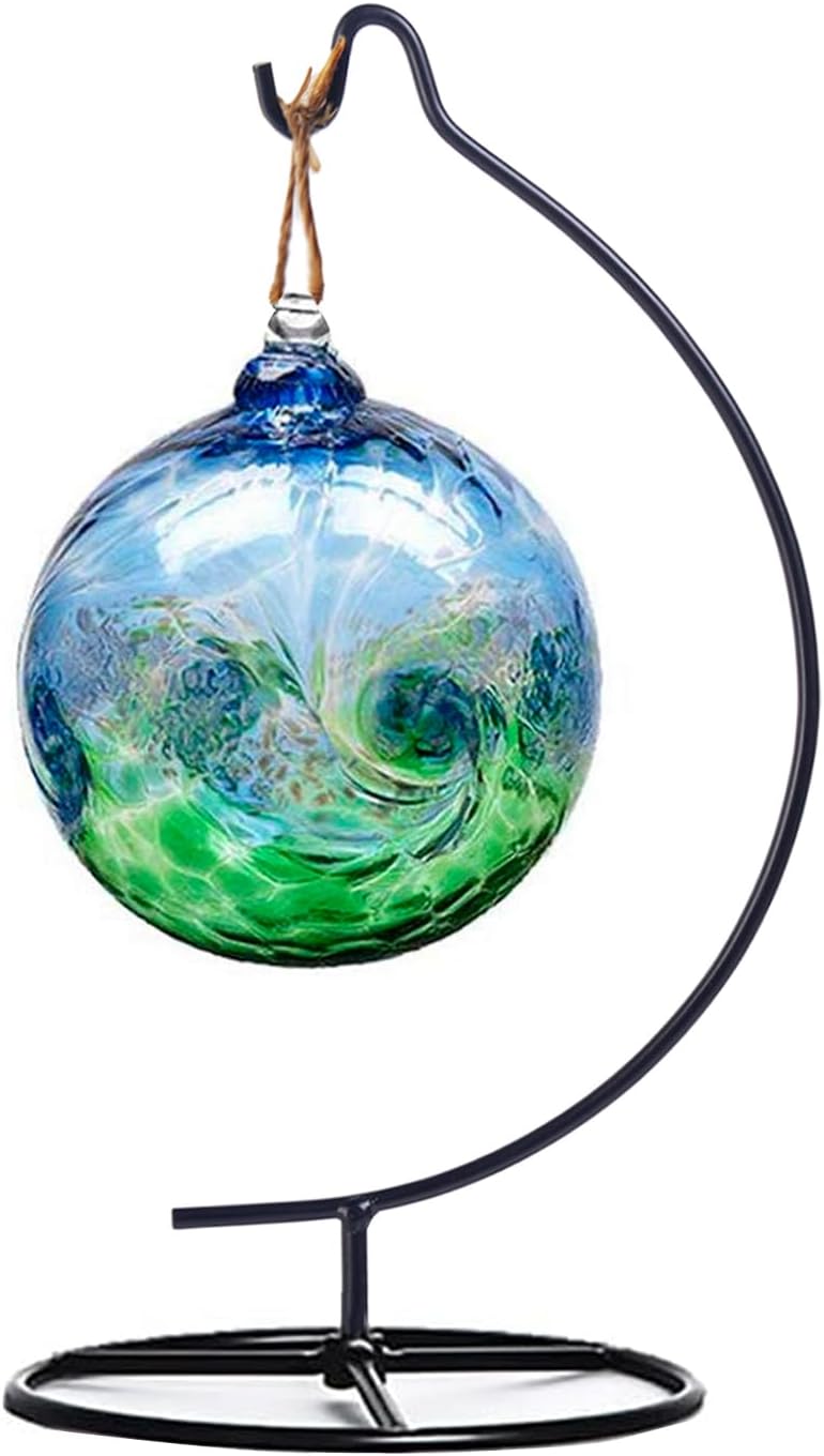 Ornament Display Stand, Holder Ornament Hanger Stands Glass Ball Ornament Holder Ornament Stands for Hanging Plants, Hanging Terrarium Stand for Christmas Wedding Ornament, Home Office Decor