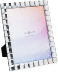 Isaac Jacobs Decorative Sparkling Jewel Picture Frame, Photo Display & Home Décor (8x10, Clear)