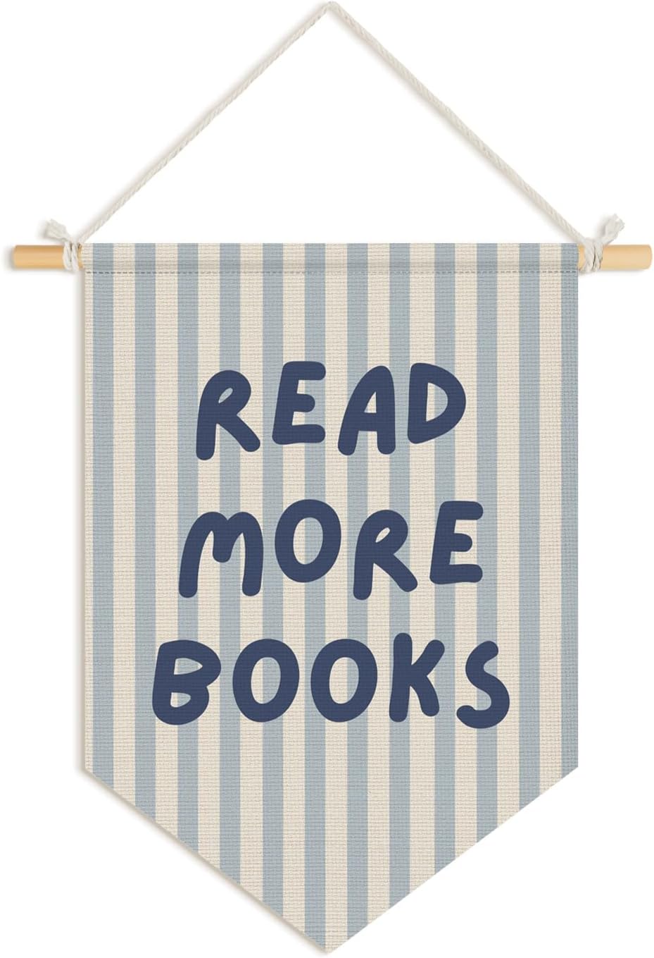 Wheatwin Classroom Reading Nook Decor, Read More Books Pennant Flag for Reading Corner Classroom Library 15x11 Inch