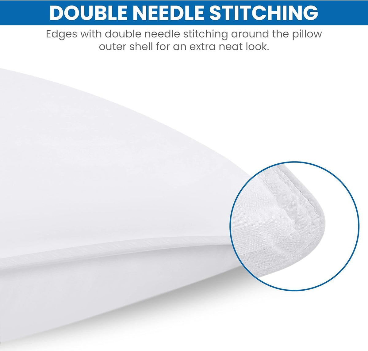 Utopia Bedding Bed Pillows for Sleeping (White), Queen Size Set of 4, Hotel P...