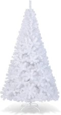 happygrill 7 feet white christmas tree artificial xmas, main product view