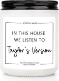 Taylor Inspired Gifts, Cool Fan Gifts for Women Adult, Birthday Candle for Swifties Besties, Natural Soy Wax Lavender Candle Room Decor, Themed Gift Ideas for Christmas Graduation Retirement