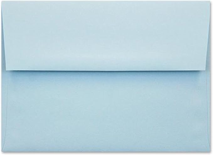 A7 Invitation Envelopes - Peel & Press - 24lb Heavy Duty Envelopes for Wedding Baby Shower Birthday Invitations - 5 1/4" x 7 1/4" (Pastel Blue, 250)