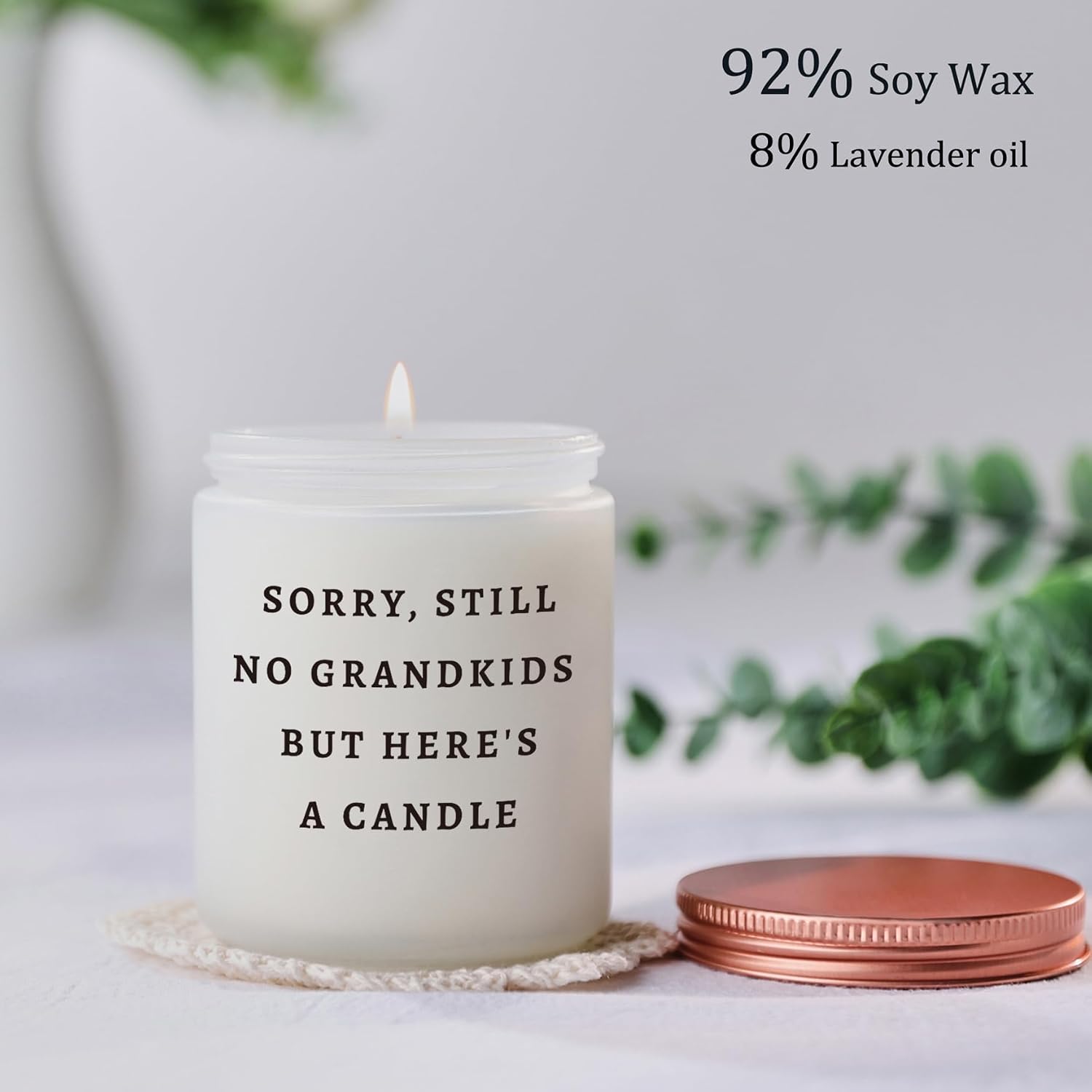 Funny Gifts for Mom Dad, Unique Parents Birthday Mother's Day Fathers Day Christmas Candle Gift from Daughters and Son