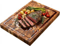 ecodecors fsc certified teak end grain cutting board, main product view