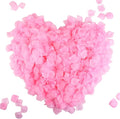 CODE FLORIST 1100 PCS Pink Silk Rose Petals for Valentine's Day,Romantic Night,Wedding,Proposal Anniversary Flower Decorations(Separated,Scented)