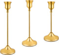 Candlestick Holders-3PCS, Taper Candle Holder for Candlesticks, Metal Taper Candle Holders Glaceful Decor Set for Wedding Centerpieces, Christmas, Birthday Party, Holiday Dinning Table Décor