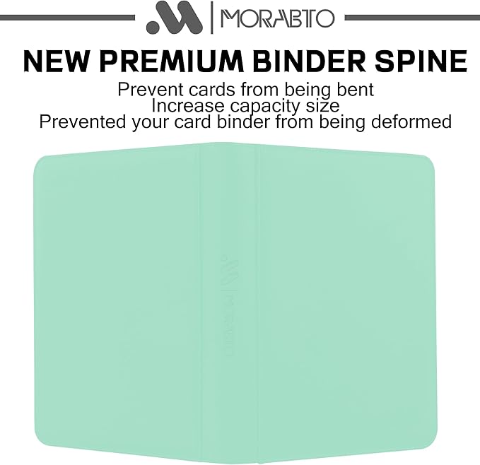 Card Binder 9 Pockets,Trading Card Binder Holds up to 864 Cards with 48 Sleeves,Zipper Card Holder Album Compatible with TCG Card/Game Cards/Sports Card