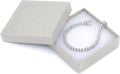 thedisplayguys 100 cardboard jewelry gift boxes with inserts, main product view