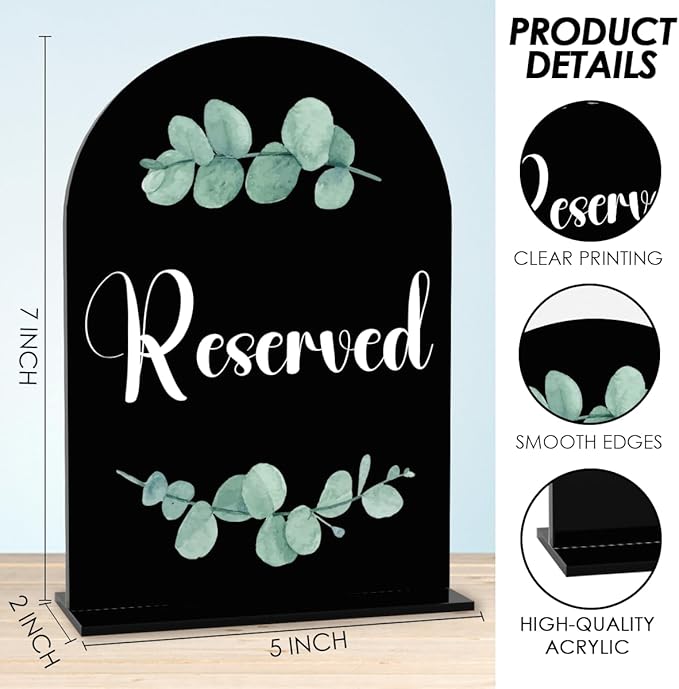 Black The Drinks are on Us Sign, Wedding Engagement Bridal Shower Party Decor for Reception Ceremony, Open Bar Signs, Weddings Table Acrylic Sign